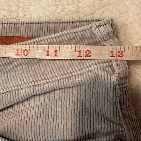 Pilcro Anthro Soft Corduroy Pant Women 25 Tall Light Blue Capsule Wardrobe - Picture 7 of 9